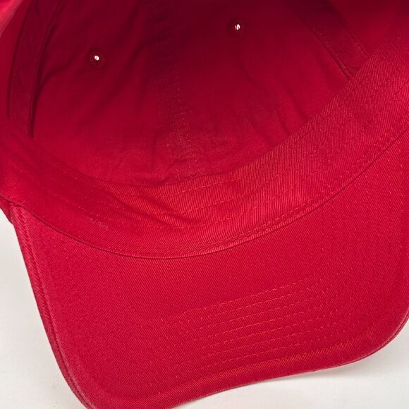 Vintage Las Vegas Cleveland Gladiators Dad Hat Baseball Cap Nike Strapback Red - Picture 5 of 10